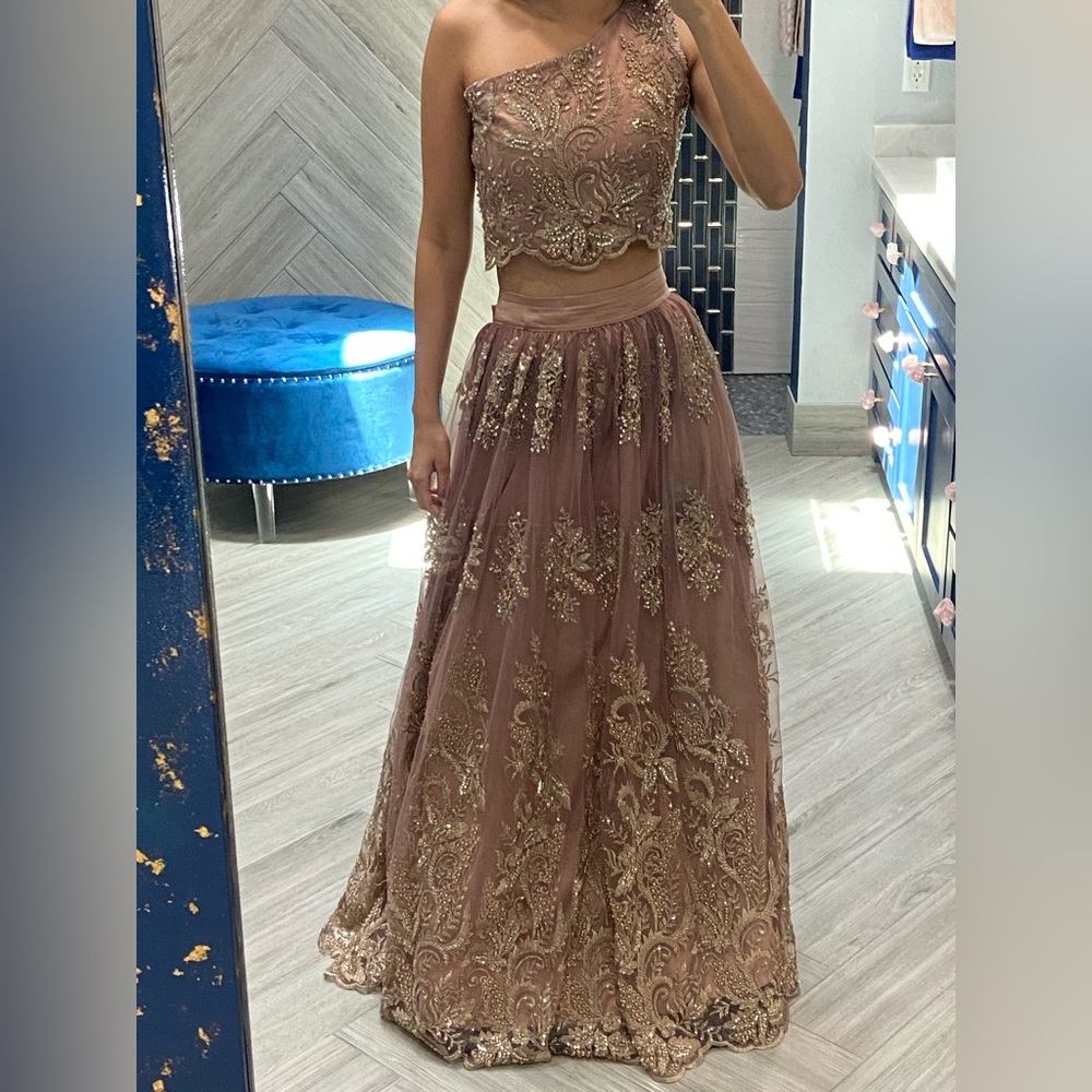 Mauve ghagra / lehenga